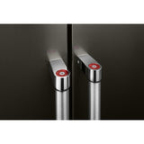 19.9 cu ft. Counter-Depth Side-by-Side Refrigerator with Exterior Ice and Water and PrintShield™ finish