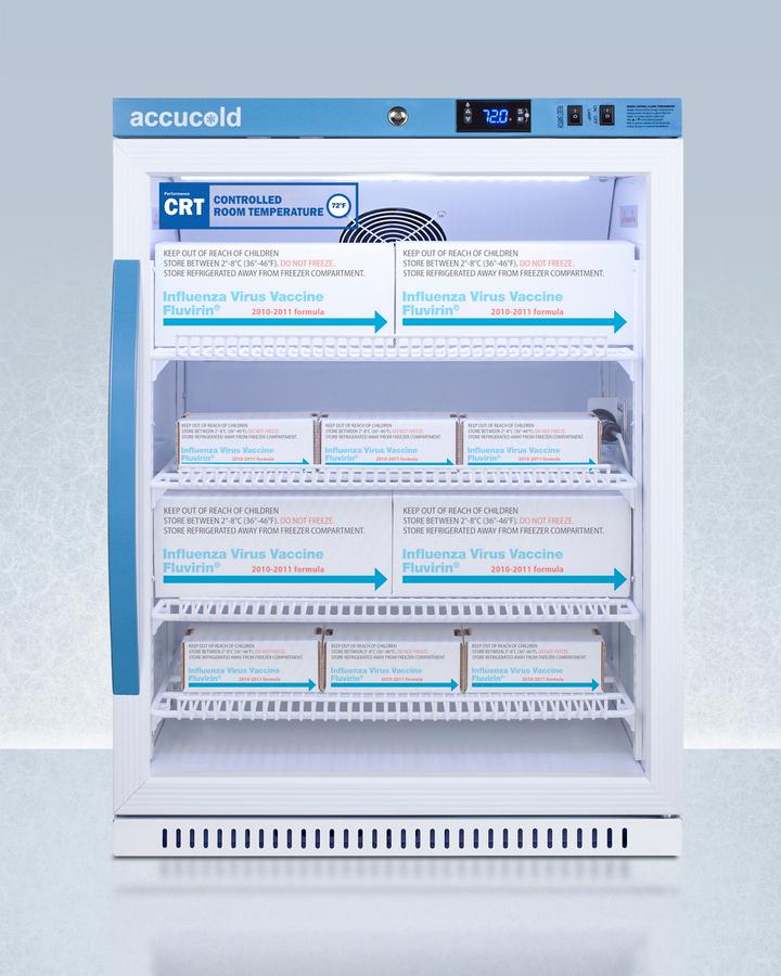 6 CU.FT. Upright Controlled Room Temperature Cabinet, ADA Height