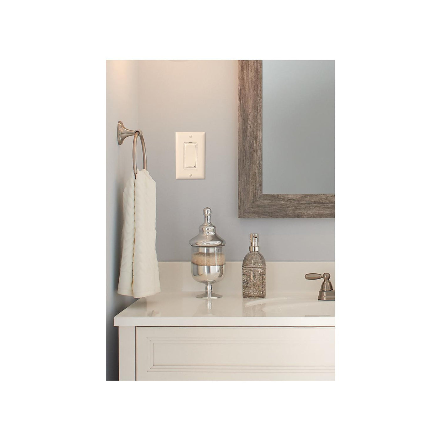 Broan-NuTone® Exhaust Vent Fan Delay-Off Wall Control/Timer, White