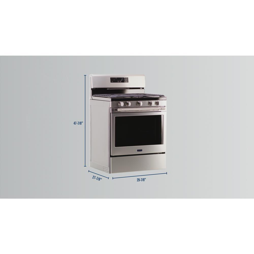 Gas Range with Air Fryer and Basket - 5.0 cu. ft.