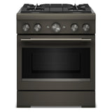 30-Inch 4 Burner Commercial-Style Dual Fuel Range with No Preheat Air Fry Mode
