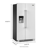 36-Inch Wide Side-by-Side Refrigerator - 25 Cu. Ft.