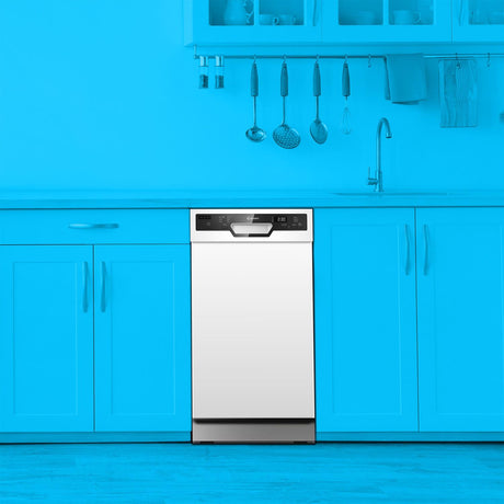 Element Electronics 18" Front Control Built-in Dishwasher - White (ENB6632PEBW)