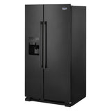 36-Inch Wide Side-by-Side Refrigerator with Exterior Ice and Water Dispenser - 25 Cu. Ft.