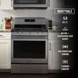 Gas Range with Air Fryer and Basket - 5.0 cu. ft.