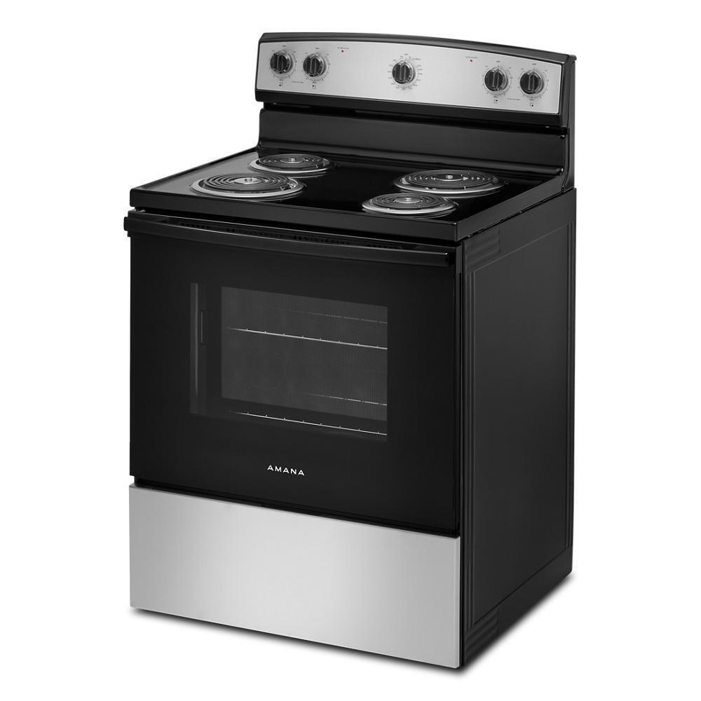Amana® 30-Inch Electric Range with Extra-Large Oven Window