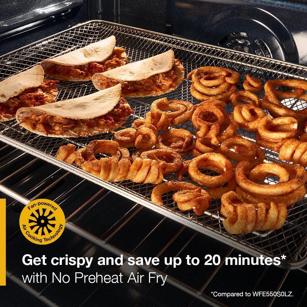 30-inch Electric Range with Air Cooking Technology and Steam Clean