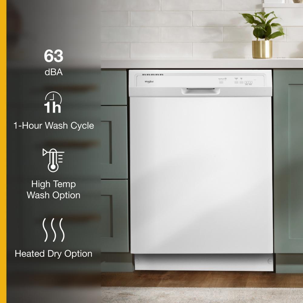 Heavy-Duty Dishwasher with 1-Hour Wash Cycle