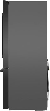 500 Series French Door Bottom Mount Refrigerator 36" Black Stainless Steel, Total No Frost