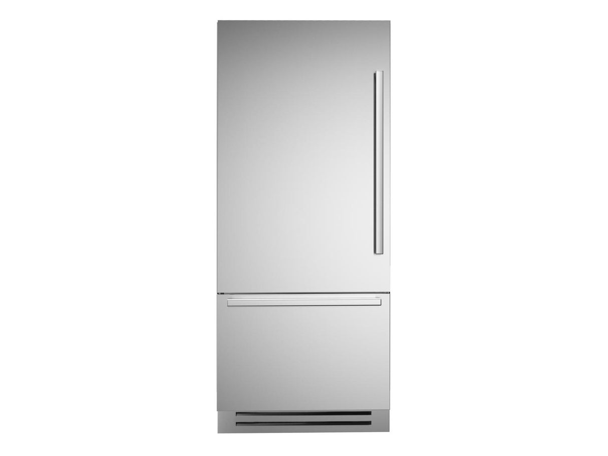 36" Built-in bottom mount - Stainless - Left swing door