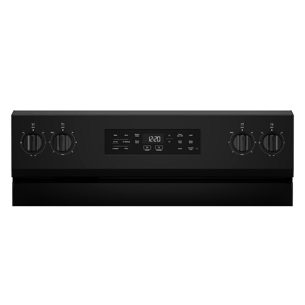 30-inch Electric Range with Air Cooking Technology and Steam Clean