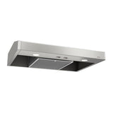 Tenaya 36-inch 250 CFM Stainless Steel Under-Cabinet Range Hood with light
