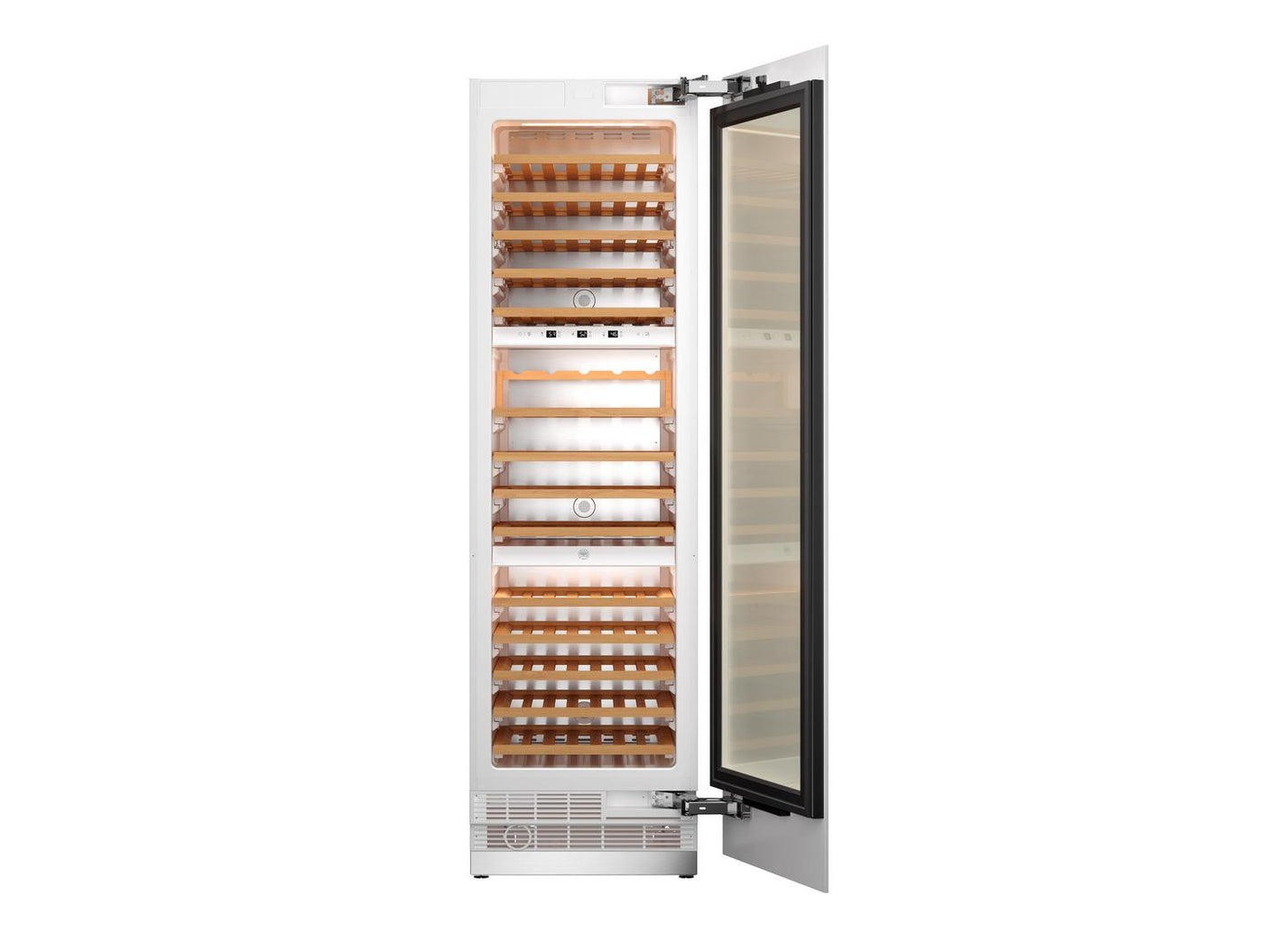 24" Built-in Wine Cellar Column, Field Reversible Door Panel Ready Panel Ready