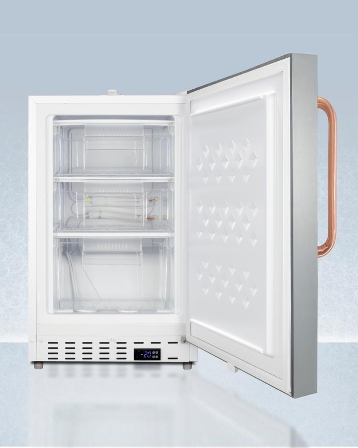 20" Wide Built-in Vaccine All-freezer, ADA Compliant