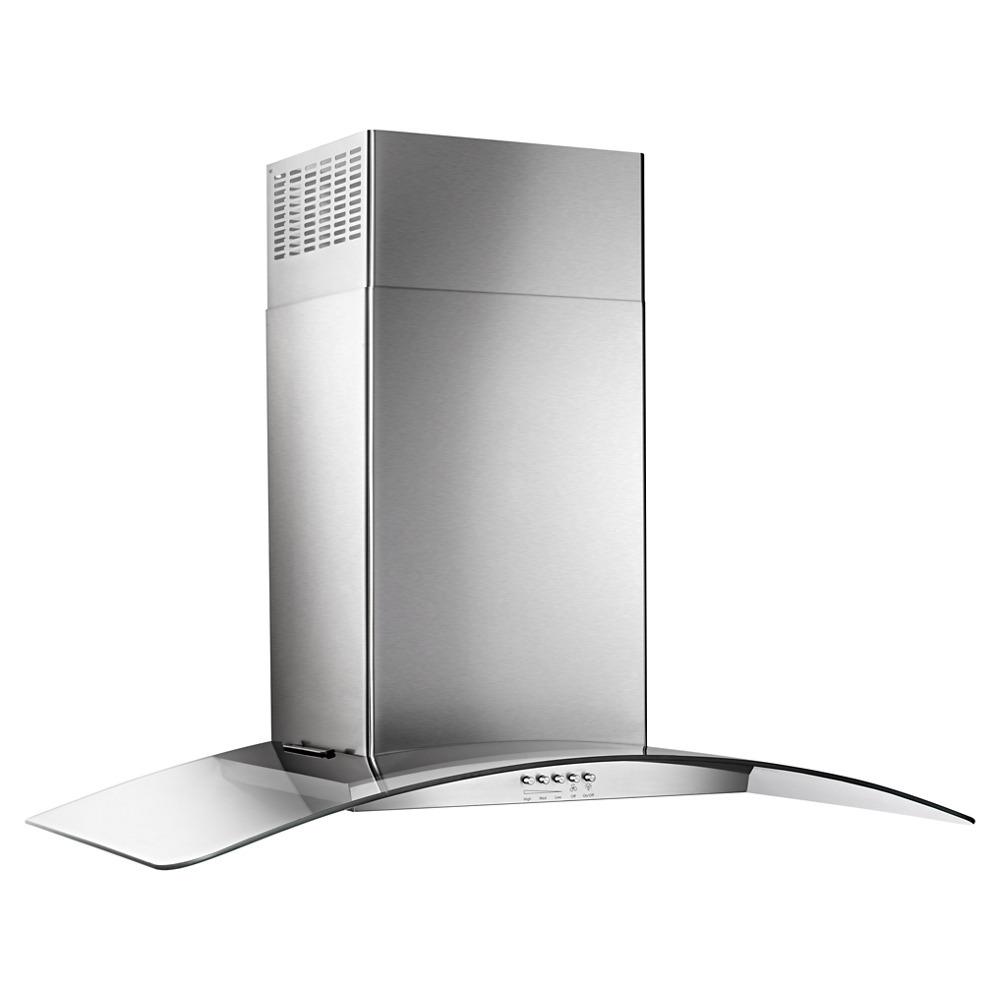 36" Concave Glass Wall Mount Range Hood