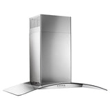36" Concave Glass Wall Mount Range Hood