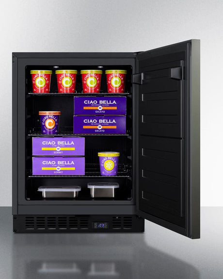 24" Wide Built-in All-freezer, ADA Compliant