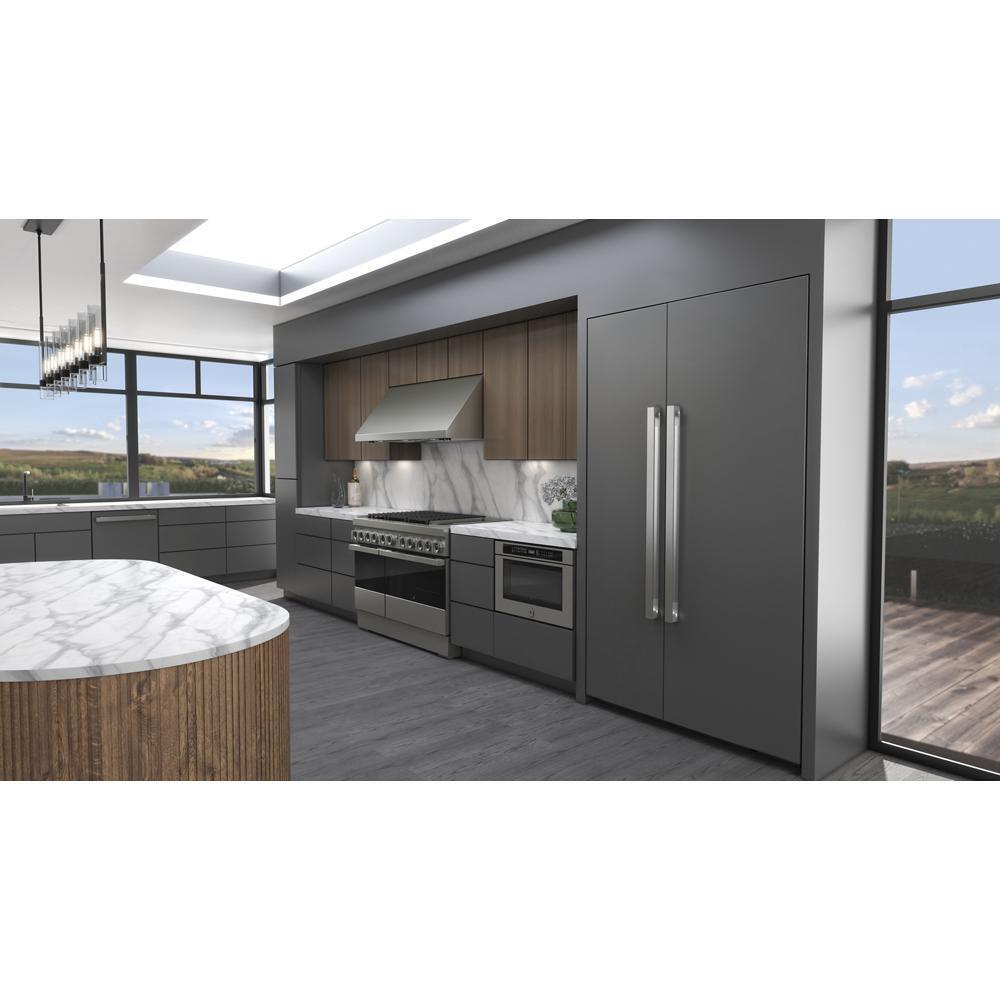 NOIR™ 48" Dual-Fuel Professional Range with Chrome-Infused Griddle