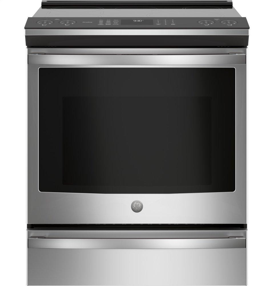 GE Profile™ 30" Smart Slide-In Front-Control Induction and Convection Range