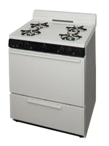 30 in. Freestanding Gas Range in Biscuit
