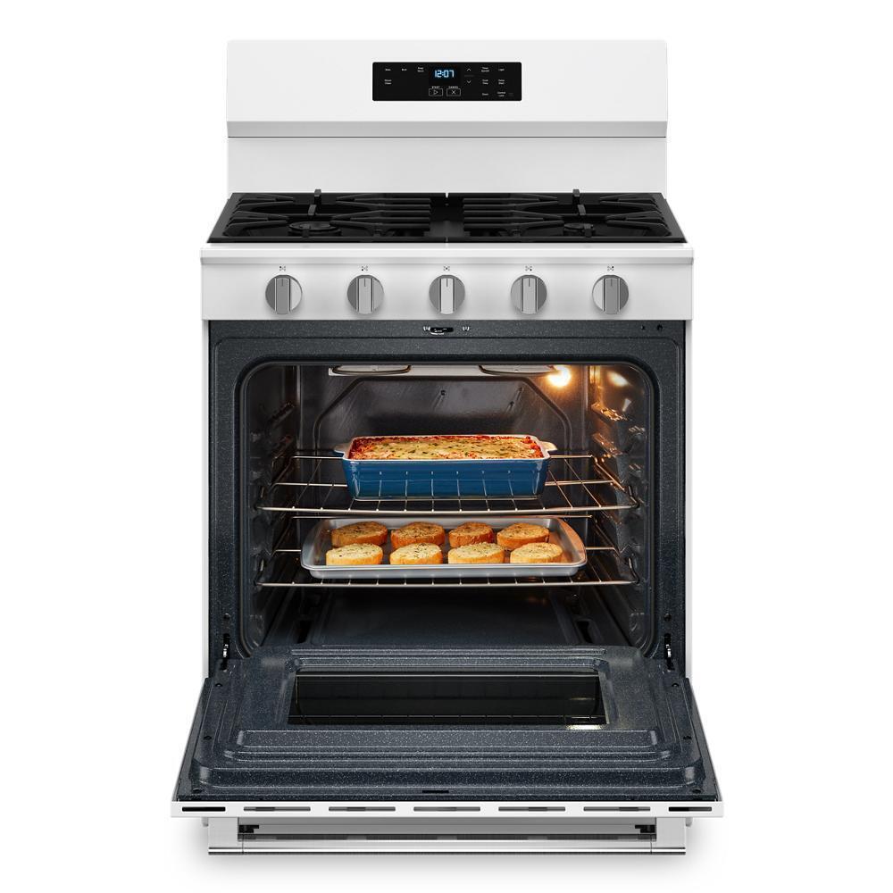 30-Inch Wide Gas Range With Steam Clean - 5.0 cu. ft.