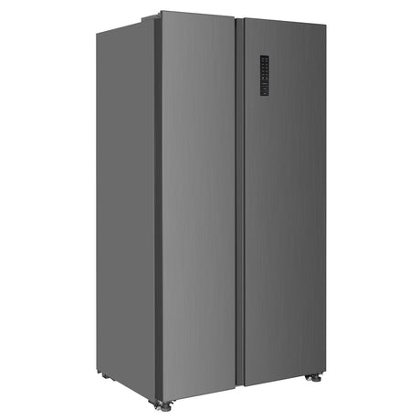 Element Electronics 21.4 cu. ft. Side-by-Side Refrigerator - Stainless Steel (ERX21FDS)