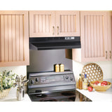 **DISCONTINUED** Broan® 36-Inch Ductless Under-Cabinet Range Hood, Black
