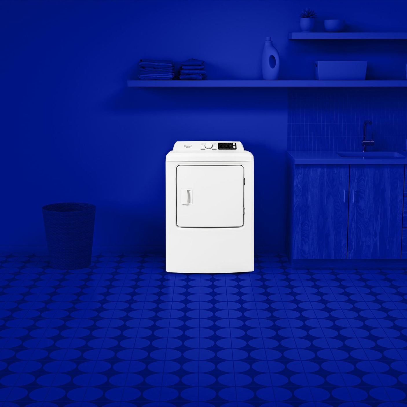 Element Electronics 6.7 cu. ft. Front Load Electric Dryer - White (ETDE6727CW)