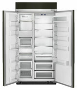 25.5 cu. ft 42-Inch Width Built-In Side by Side Refrigerator with PrintShield™ Finish - Black Stainless