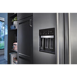 20.8 Cu. Ft. 36" Built-In Side-by-Side Refrigerator with Ice and Water Dispenser
