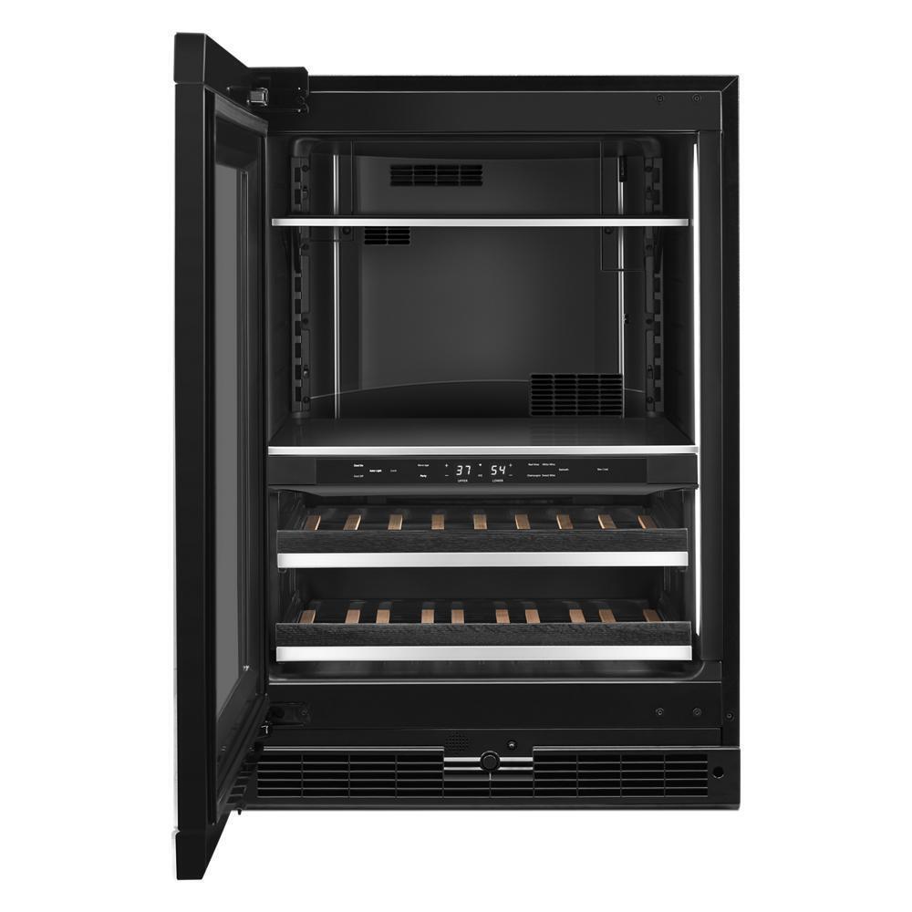 Panel-Ready 24" Built-In Undercounter Beverage Center, Left Swing