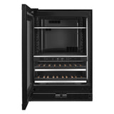 Panel-Ready 24" Built-In Undercounter Beverage Center, Left Swing