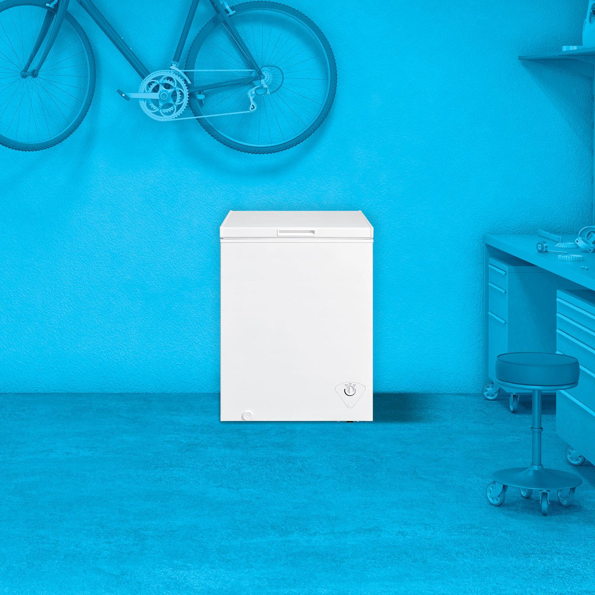 Element Electronics 5.0 cu. ft. Chest Freezer - White (ECF50MD1BW)