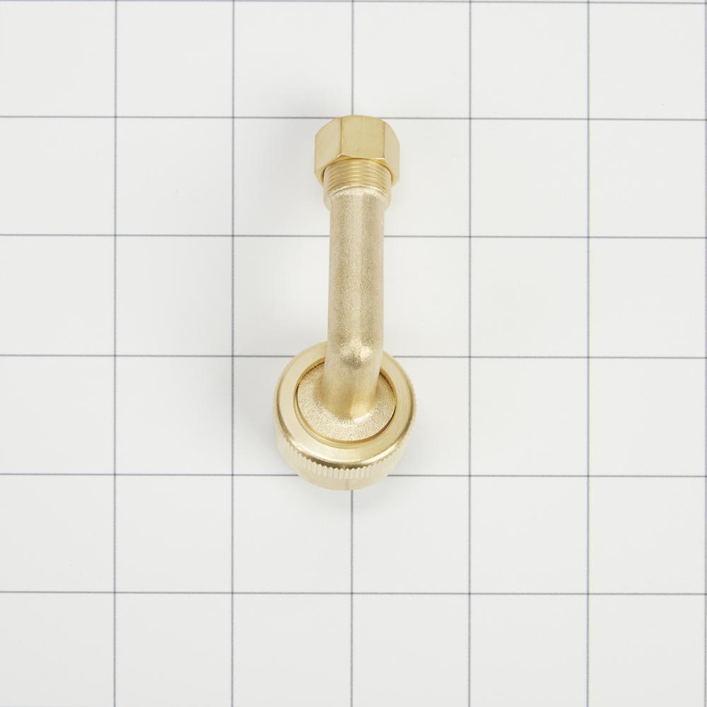 Dishwasher Brass Gooseneck Fitting 90 degree Lead Free