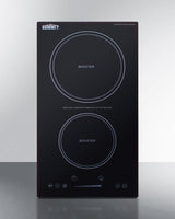 12" Wide 208-240v 2-zone Induction Cooktop With Safety Shutoff