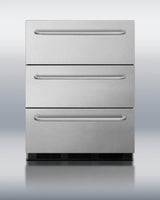 24" Wide 3-drawer All-refrigerator