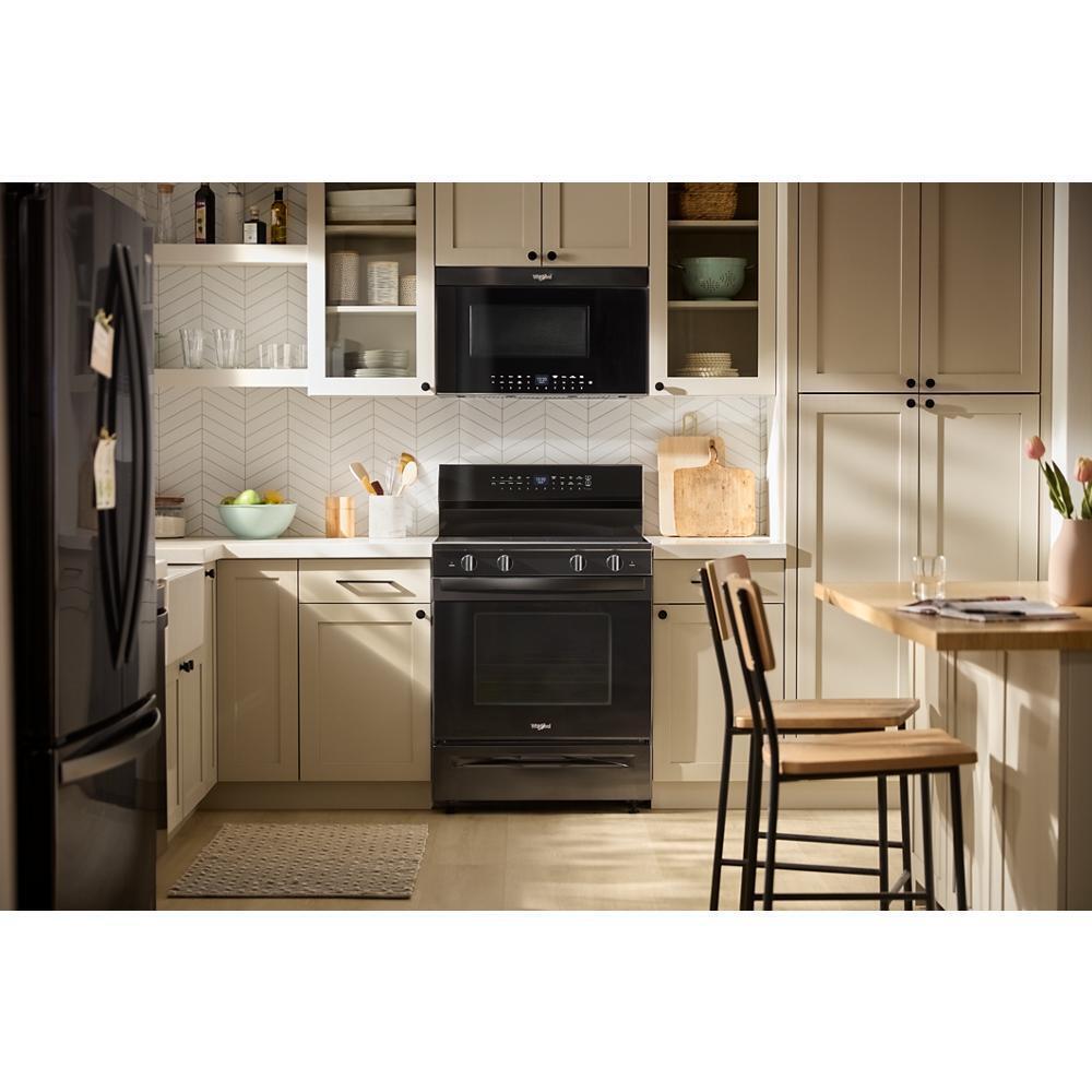 30-inch Electric Smart Range with Air Cooking Technology, No Preheat Air Fry, High Speed Preheat Oven, WipeClean™ Coating, and Steam/Self Clean