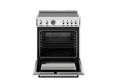 30" Professional Range Induction Self Clean Bianco White