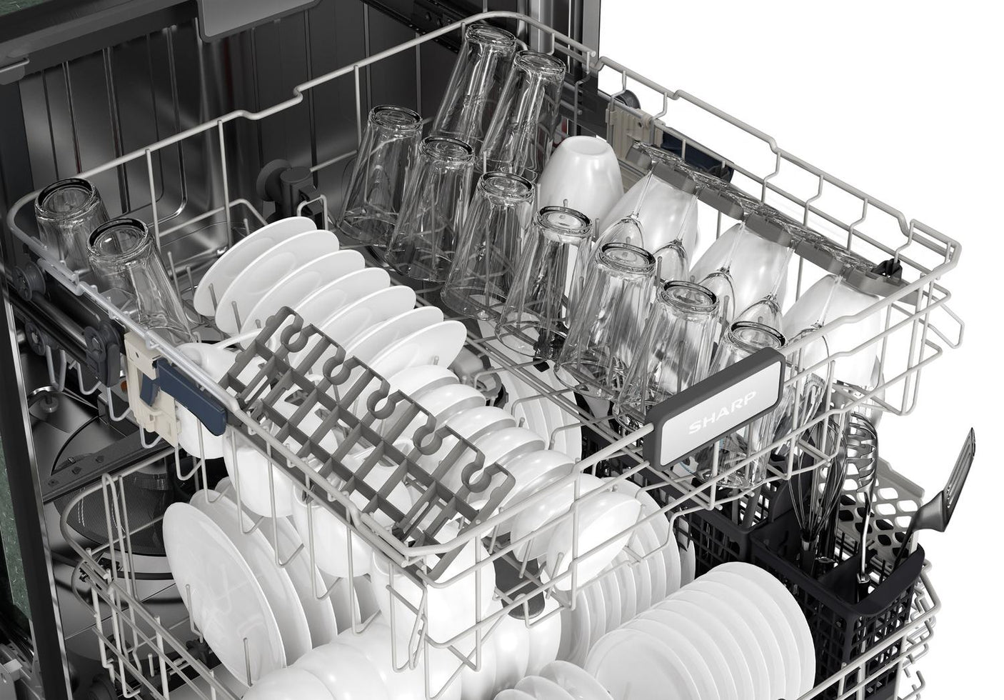 Sharp 24 in. Stainless Steel 47dB Dishwasher