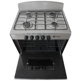 Element Electronics 4.0 cu. ft. 30", 4-Burner Gas Range (EEGR3A4MCCS)