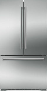 800 Series French Door Bottom Mount Refrigerator 36'' Easy clean stainless steel B21CT80SNS