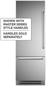 30" Built-in refrigerator - Stainless - Left swing door