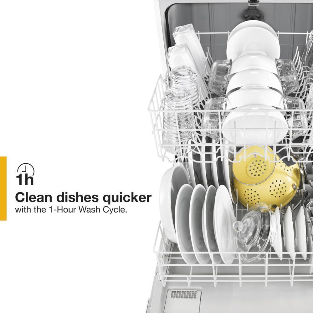 Heavy-Duty Dishwasher with 1-Hour Wash Cycle