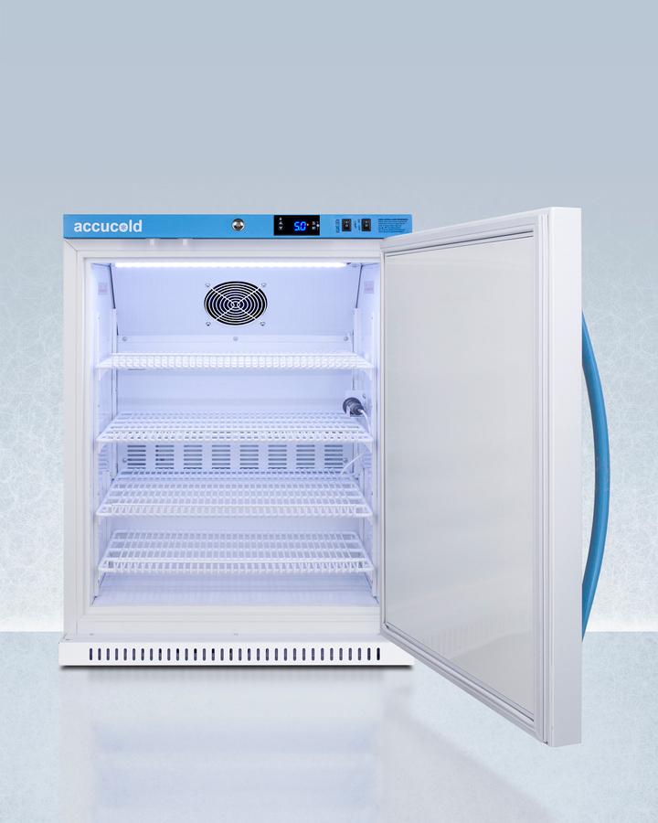 6 CU.FT. ADA Height Vaccine Refrigerator, Certified To Nsf/ansi 456 Vaccine Storage Standard