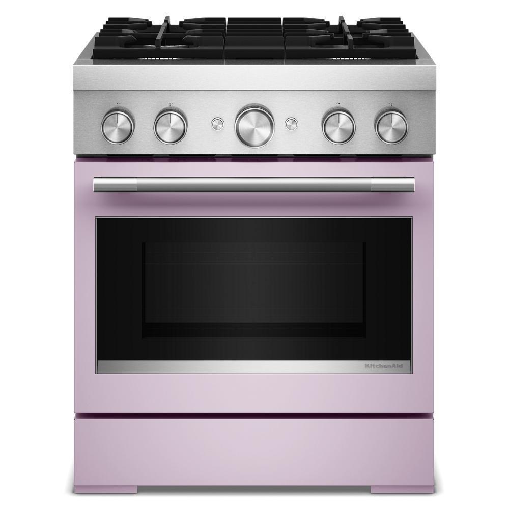 30-Inch 4 Burner Commercial-Style Dual Fuel Range with No Preheat Air Fry Mode
