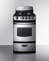 20" Wide Gas Range