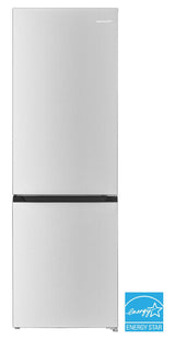 10.4 cu. ft. Counter Depth 24 in. Bottom Freezer 2-Door Refrigerator with Reversible Door in Stainless Steel