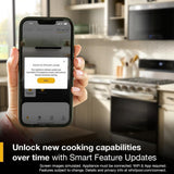 30-inch Gas Smart Range with Air Cooking Technology