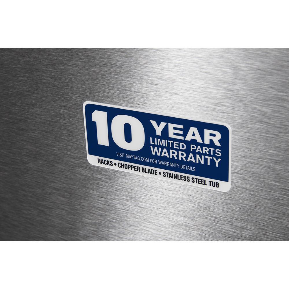 Top control dishwasher with Third Level Rack and Dual Power Filtration