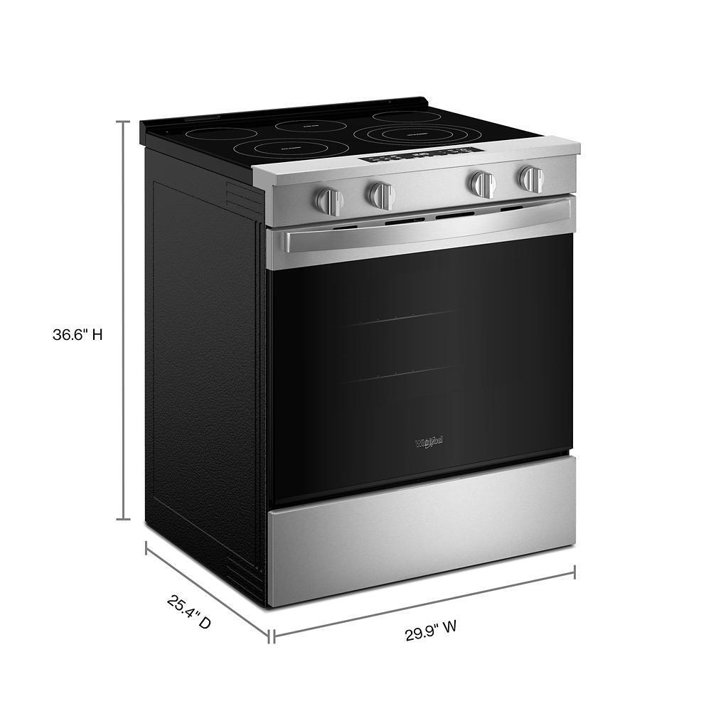30-inch Electric Smart Range with Air Cooking Technology